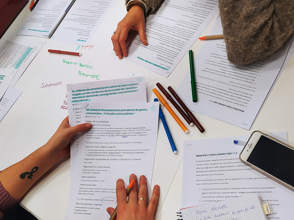 Ciutat Educadora taller